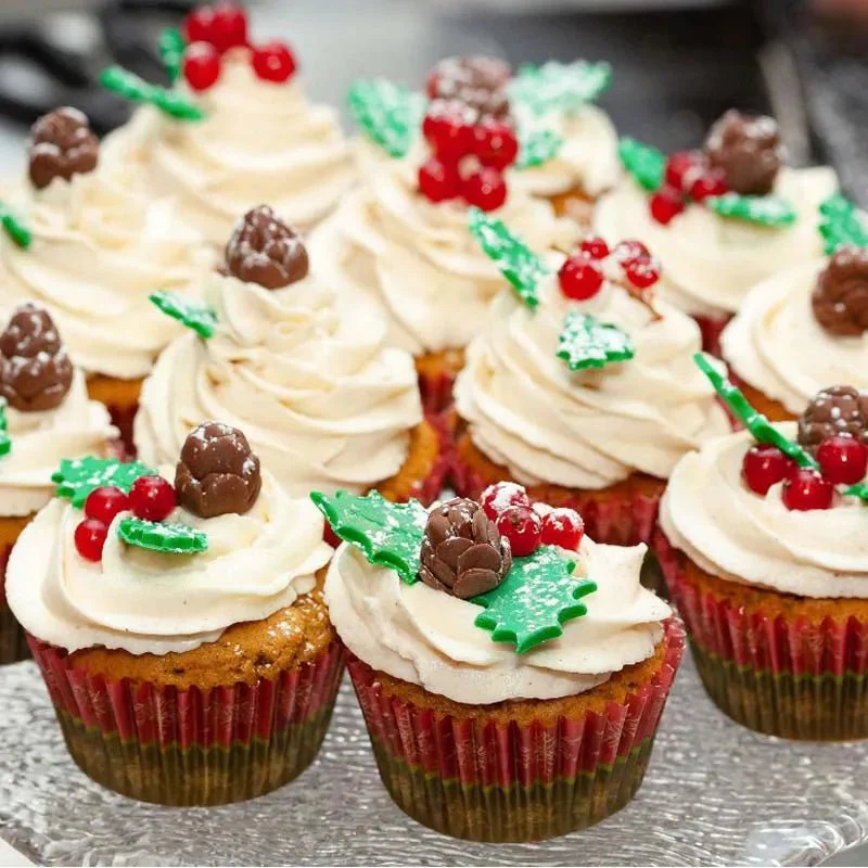 FESTILEAF – Christmas shapes for leaves & bells for cake, cookie & cupcake decoration - Image 8