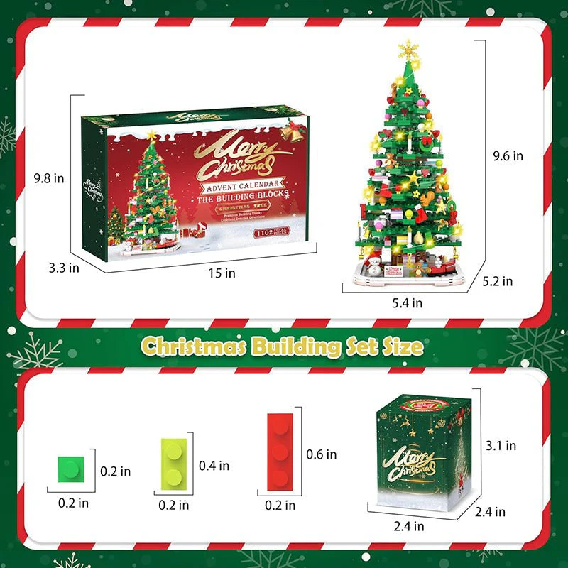 FESTIVEFUN – 1102-piece Christmas Advent Calendar for Creative Holiday Memories - Image 7