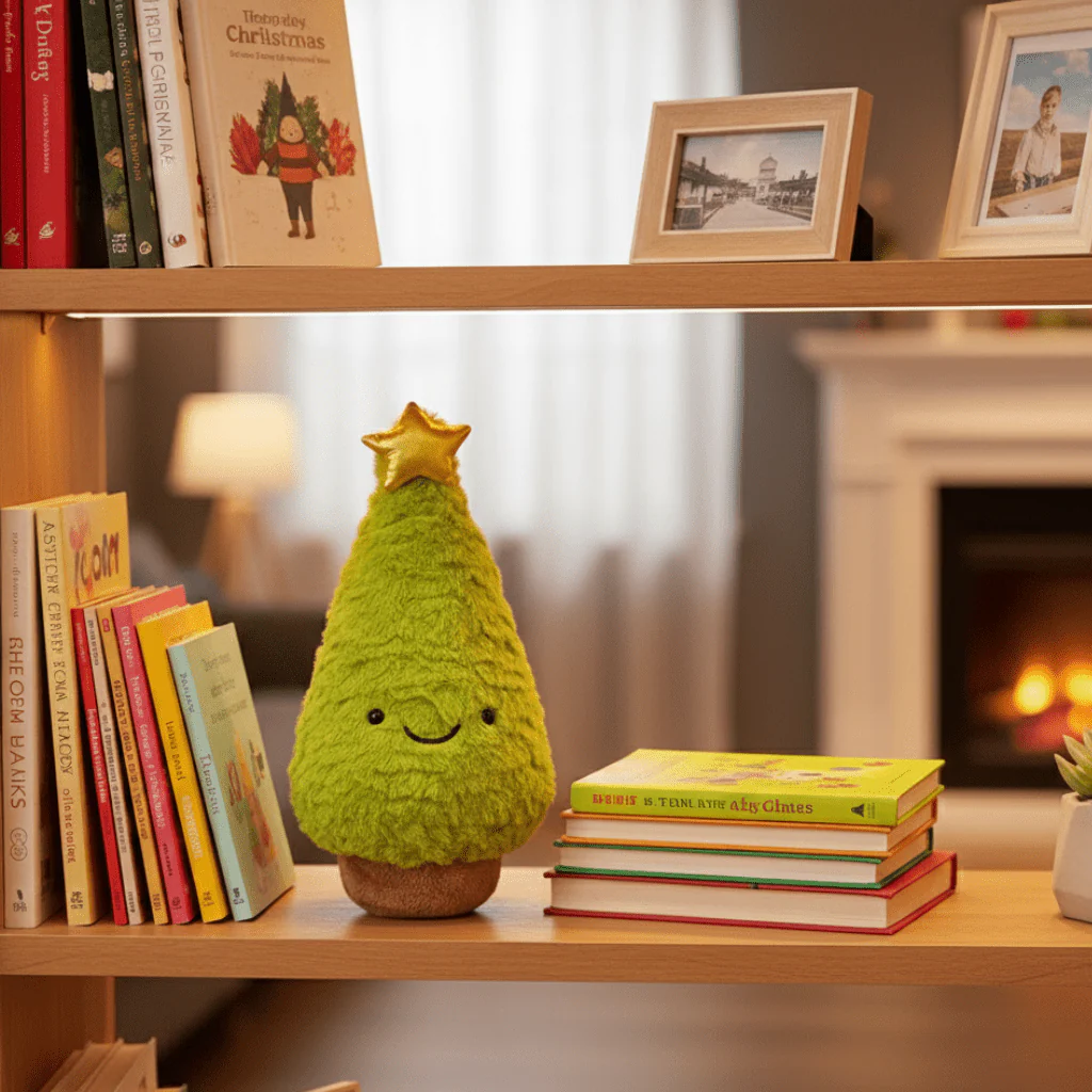 FESTIVETREE – Cute Plush Christmas Tree Figurine for Cozy Christmas Rooms - Image 3