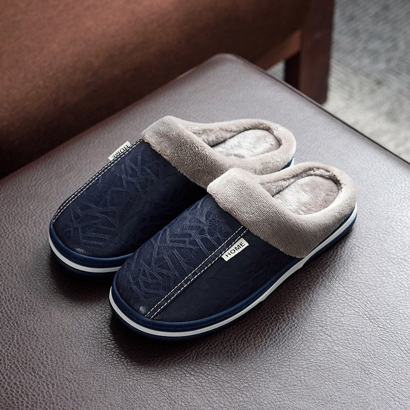 FEUERTRITT – Warm men's slippers with soft plush comfort - Image 9