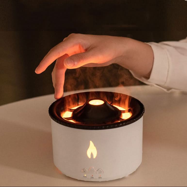FIREGLOW – Aroma humidifier with flame effect & night light for relaxation & room fragrance - Image 5