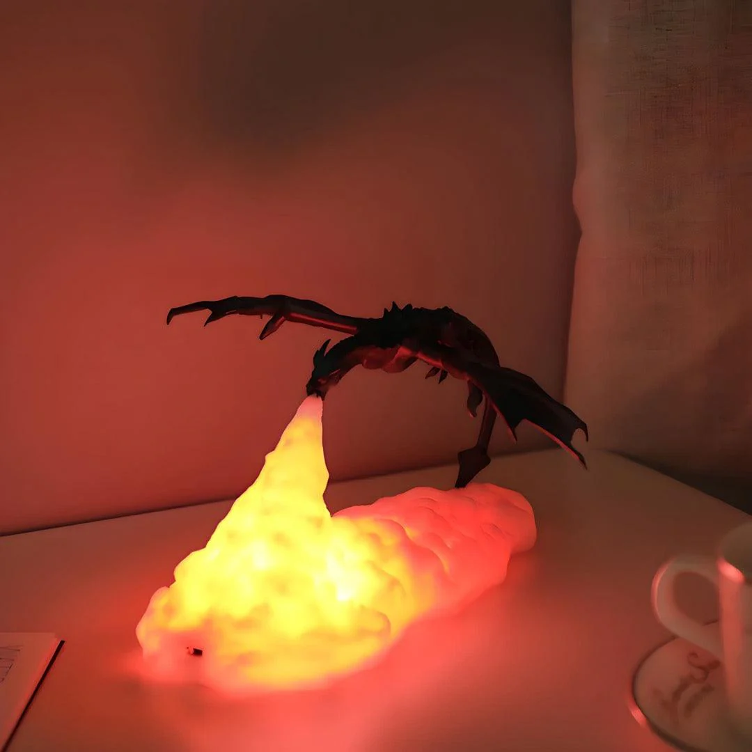 FIREVEIL – Mystical Dragon LED Lamp for Atmospheric Ambient Light - Image 4