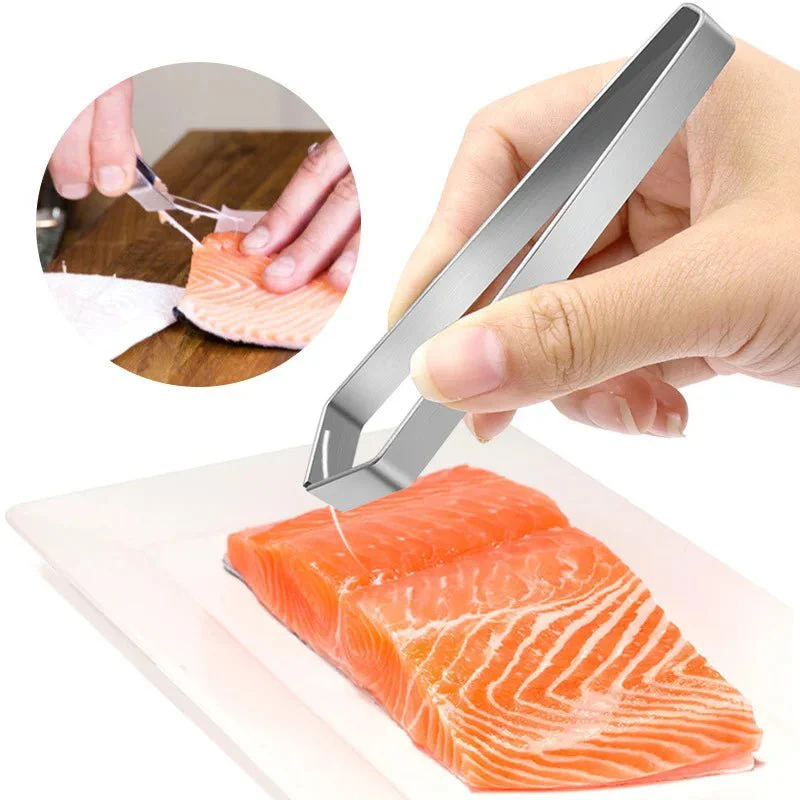 FISHBONEGRIP – Stainless Steel Fishbone Tweezers for Quick Deboning - Image 5