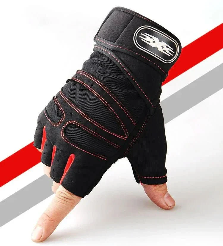 FITFLEX - Shock-resistant training gloves with wrist support | For weight training, fitness & cycling - Image 13
