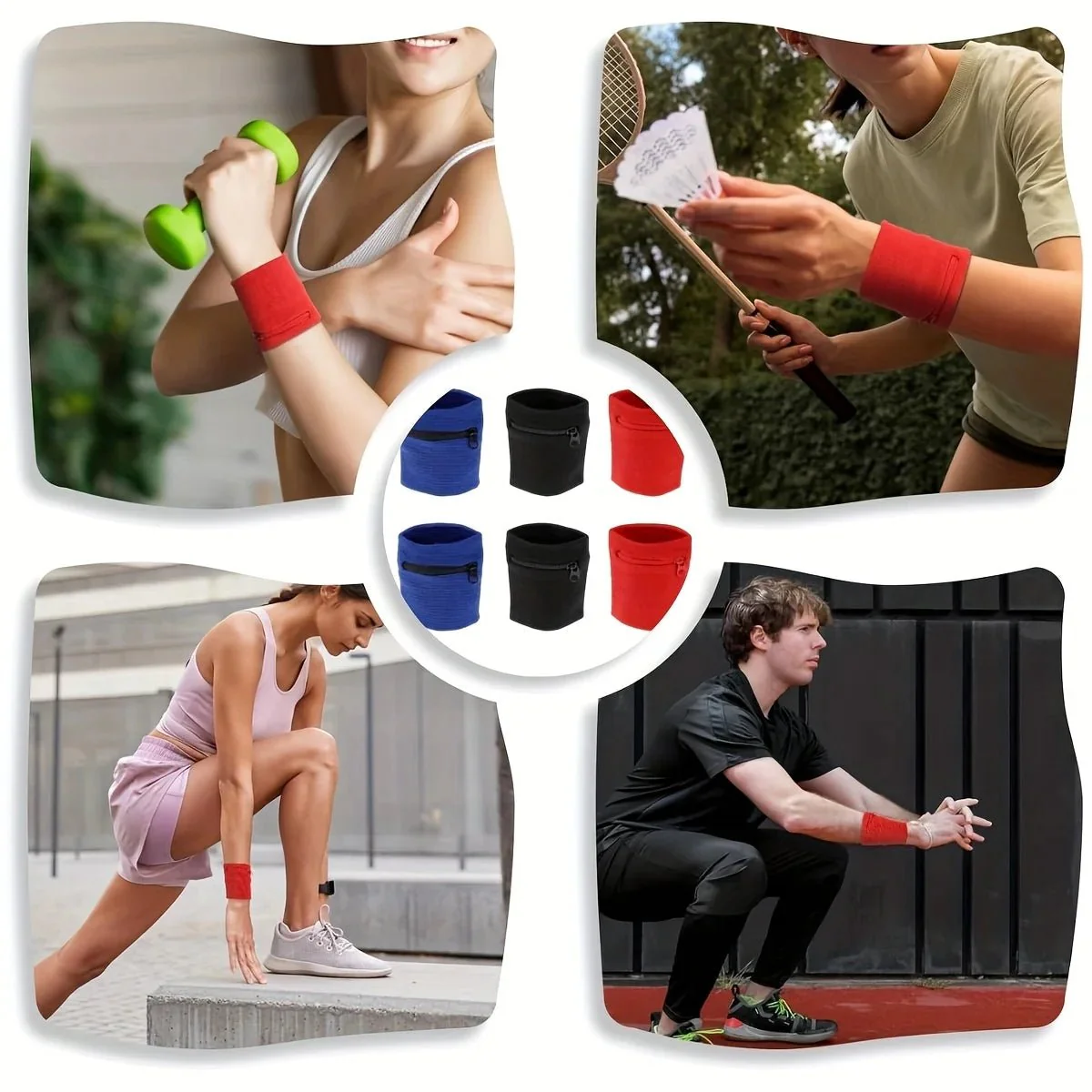 FITZIP – Zipper Wristbands with Hidden Compartment for Active Workouts - Image 3