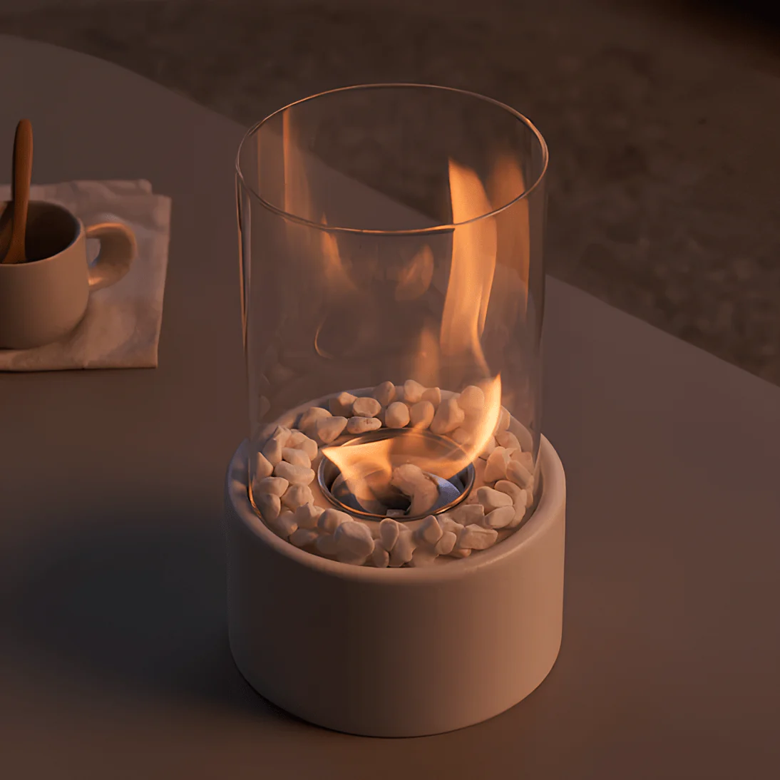 FlameAura glass oil lamp - Refillable & stylish for indoors & outdoors - Image 7