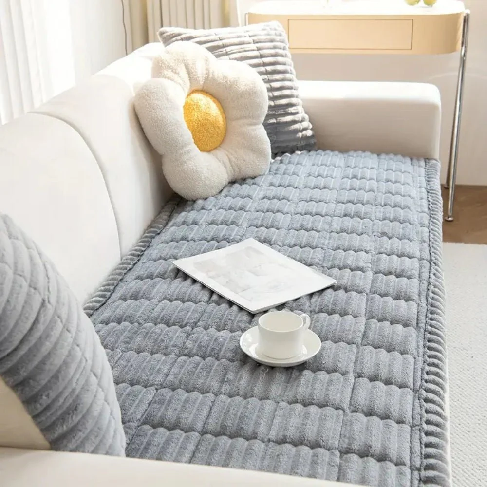 FLANNEL LUXURY – Sofa cover with plush comfort and elegance - Image 8