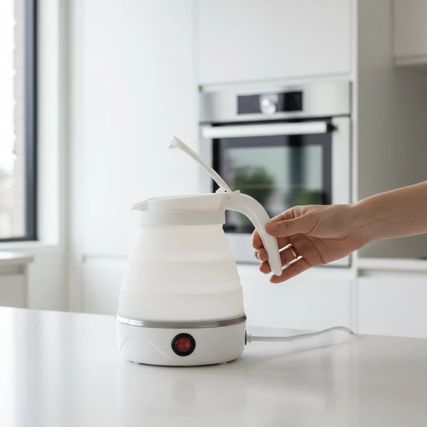FLEXBOIL – Portable Electric Kettle 0.6 L with Compact Folding Case - Image 2