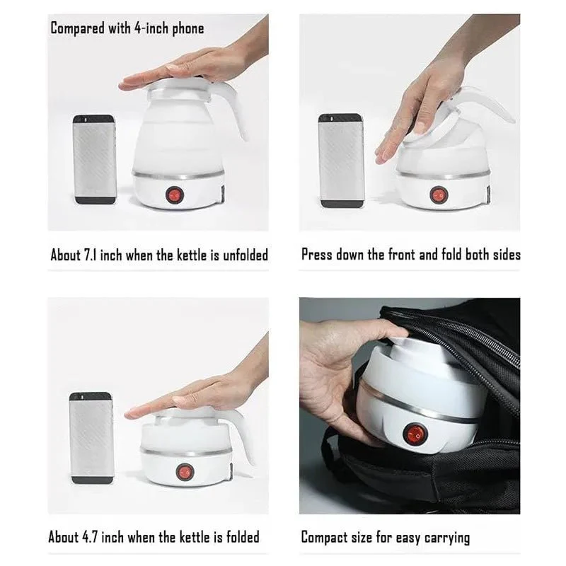 FLEXBOIL – Portable Electric Kettle 0.6 L with Compact Folding Case - Image 6