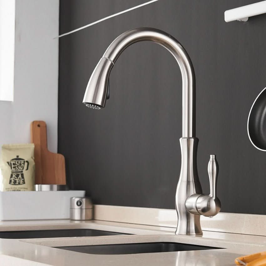 FLEXFLOW Kitchen Tap - Extendable stainless steel kitchen tap for flexible & stylish kitchen work - Image 2