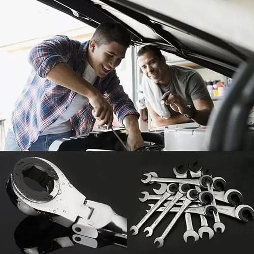 FLEXGRIP – Adjustable Ratchet Wrench for Pipe Connections (2-in-1) - Image 3
