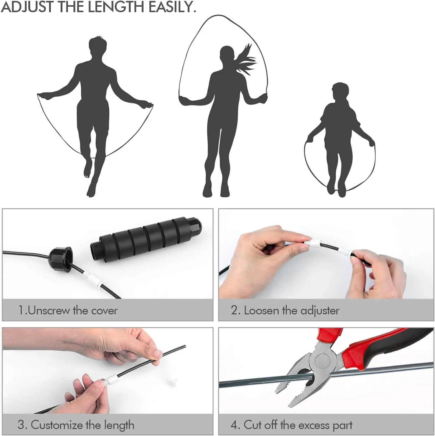 Flexijump - Adjustable skipping rope with Tangle-Free technology - Image 3