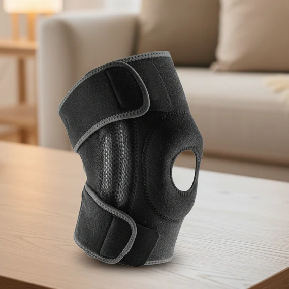 FlexiKnee Brace – Adjustable Knee Support for Plus Sizes with Protection