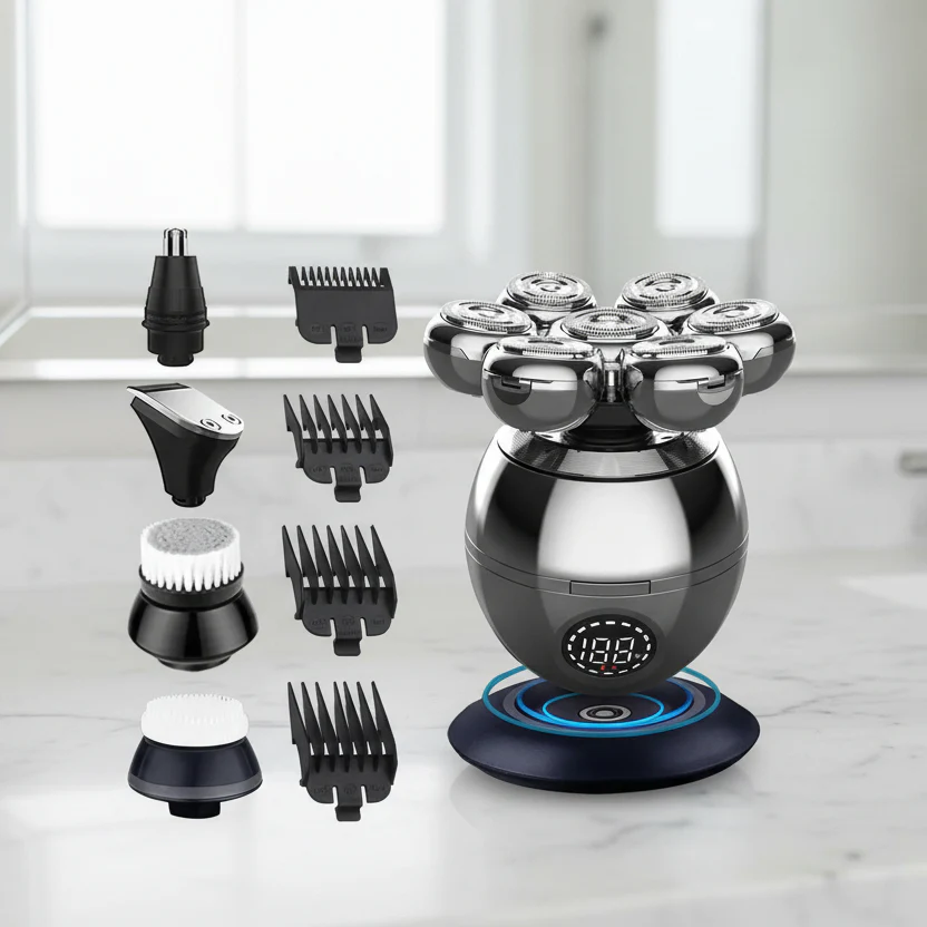 Flexishave Pro - 7D electric shaver with IP68 water protection & USB charging