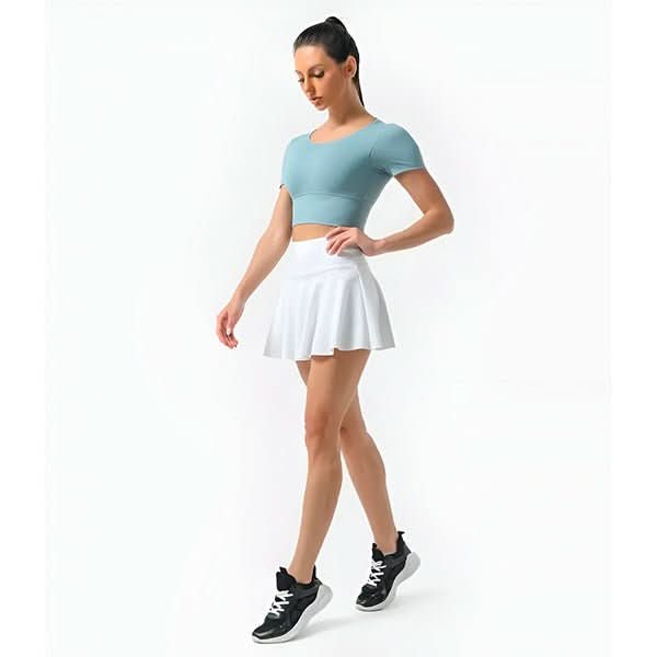 FLEXISKIRT - Sporty women's skirt with integrated shorts and bag for active days - Image 3