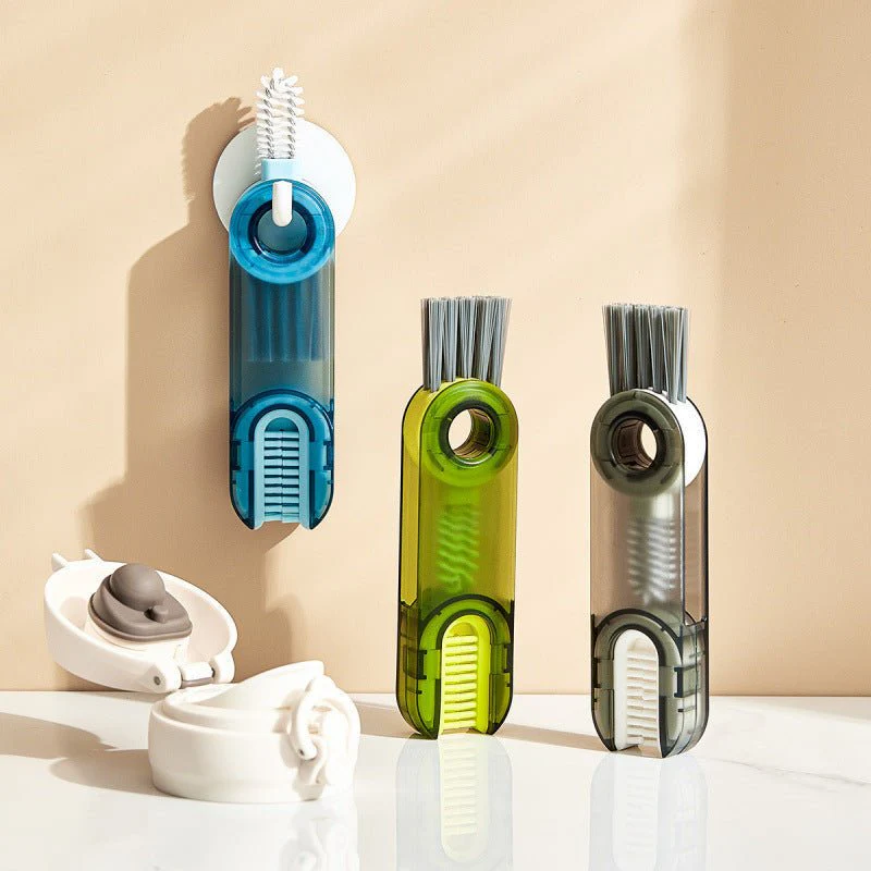 FLEXIWASH – Three-Head Cleaning Brush for Cups & Bottles - Image 3