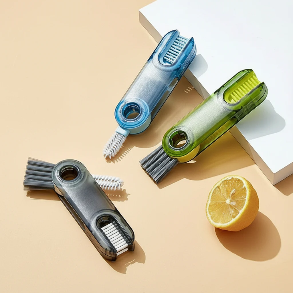 FLEXIWASH – Three-Head Cleaning Brush for Cups & Bottles - Image 5