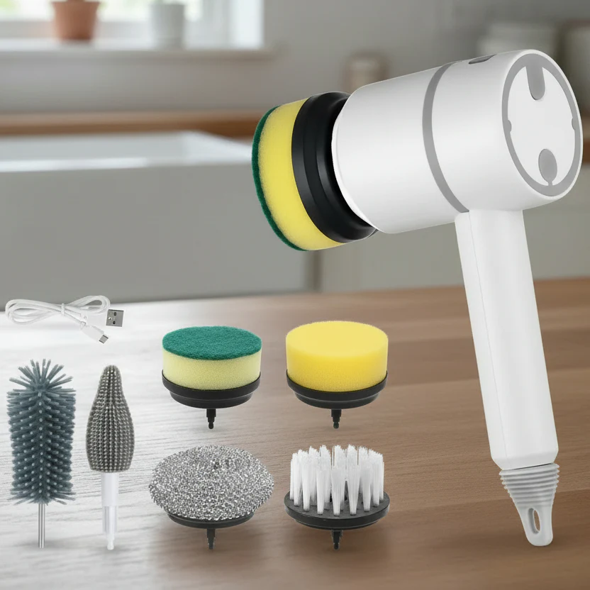 FlexScrub – Replaceable Heads for All Surfaces