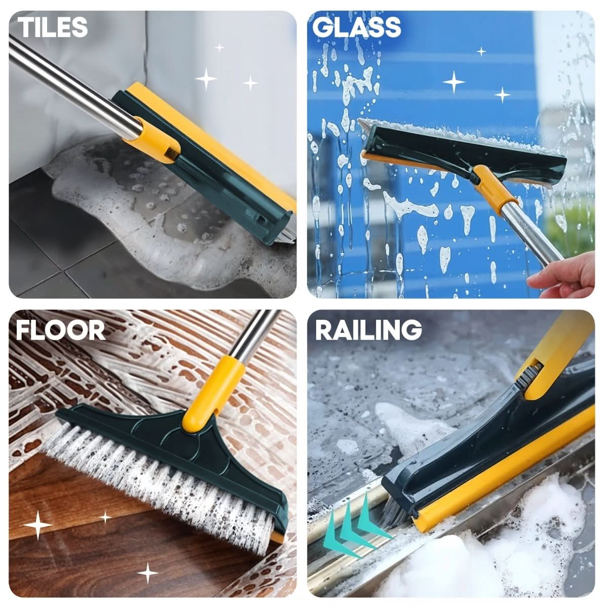 FlexSweep Brush – 2-in-1 Floor & Joint Cleaning Brush - Image 4