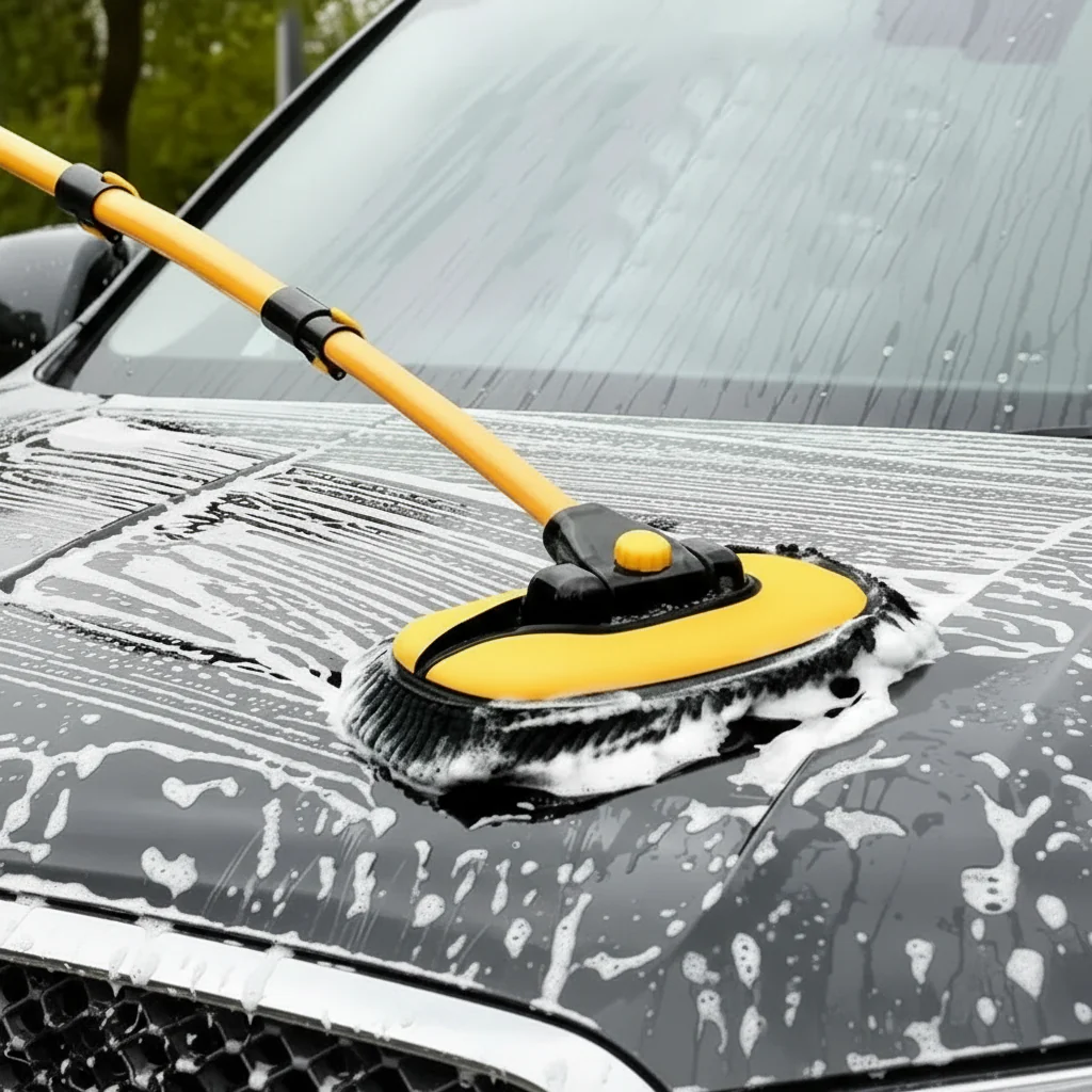 FLEXSWEEP PRO – Telescoping Car Wash Mop with Flexible Head - Image 3