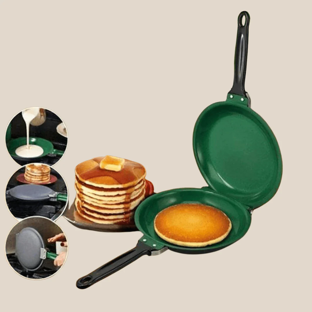 FlipEase Pan - Turning pan with non-stick coating for effortless & low-fat cooking - Image 8