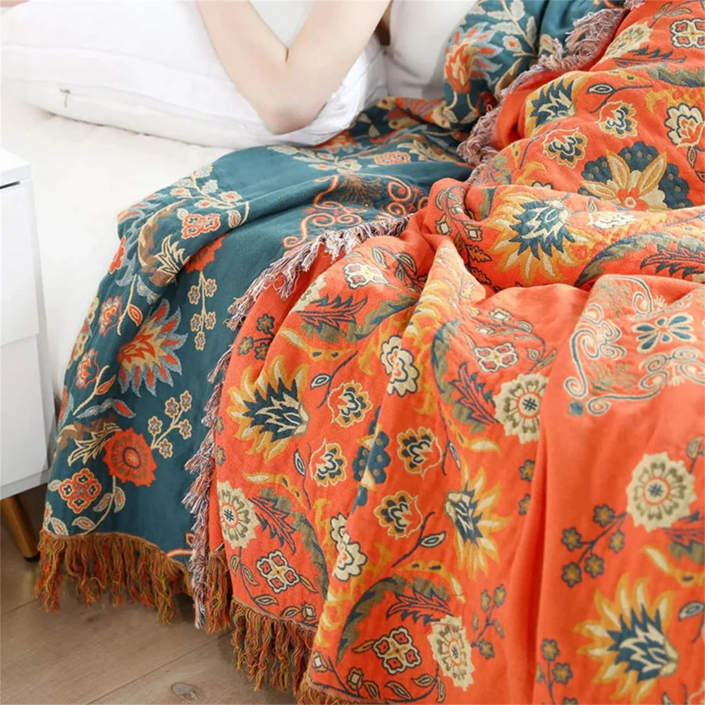 FLIPWARM – Double-sided Marigold Blanket for All Seasons - Image 3