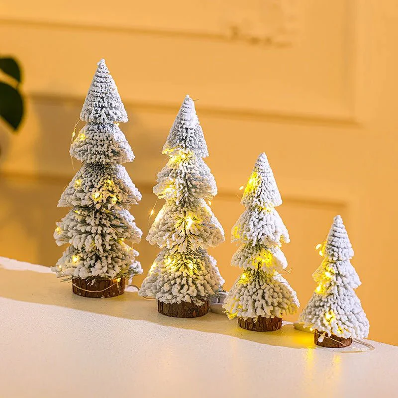 FLOCKCEDAR – Mini Flocked Cedar Christmas Decoration for Festive Design - Image 3