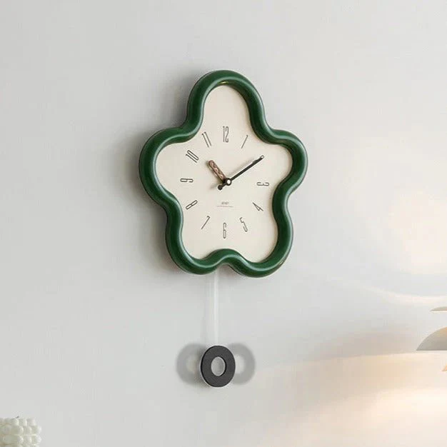 FLORAPULSE – 3D Flower Pendulum Wall Clock with Silent Movement - Image 4