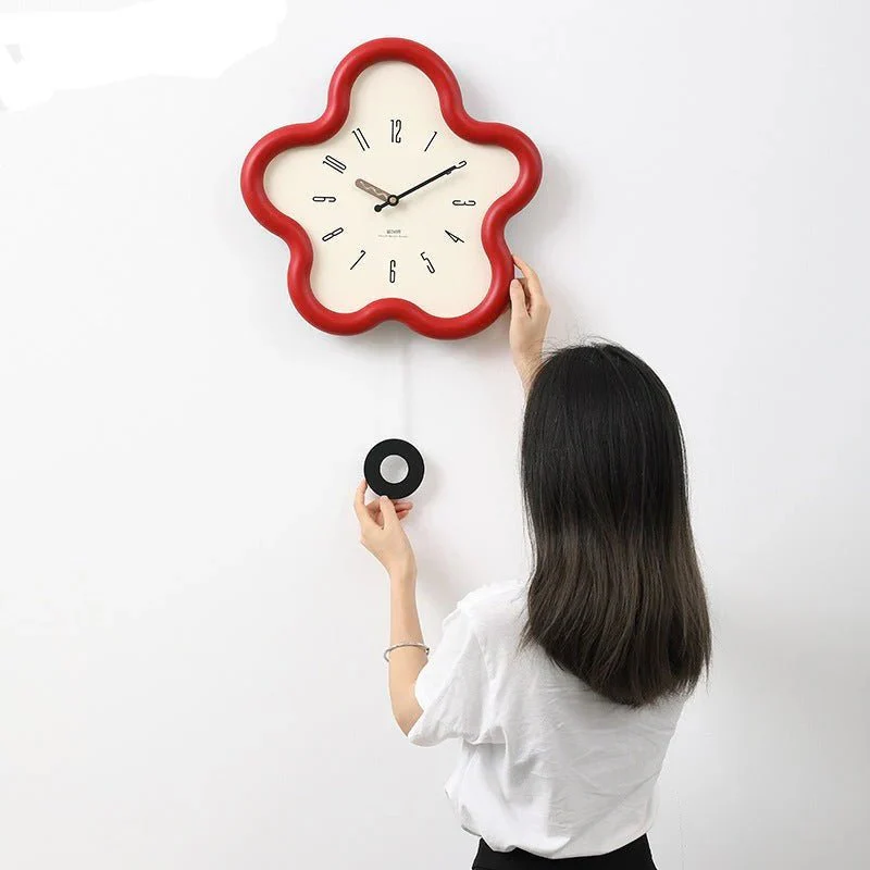 FLORAPULSE – 3D Flower Pendulum Wall Clock with Silent Movement - Image 8