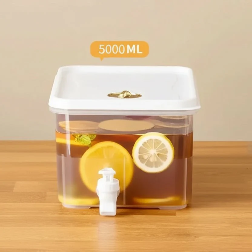 FLOWEASE – 5L Cold Water Dispenser with Leak-Proof Easy-Pour Tap - Image 3