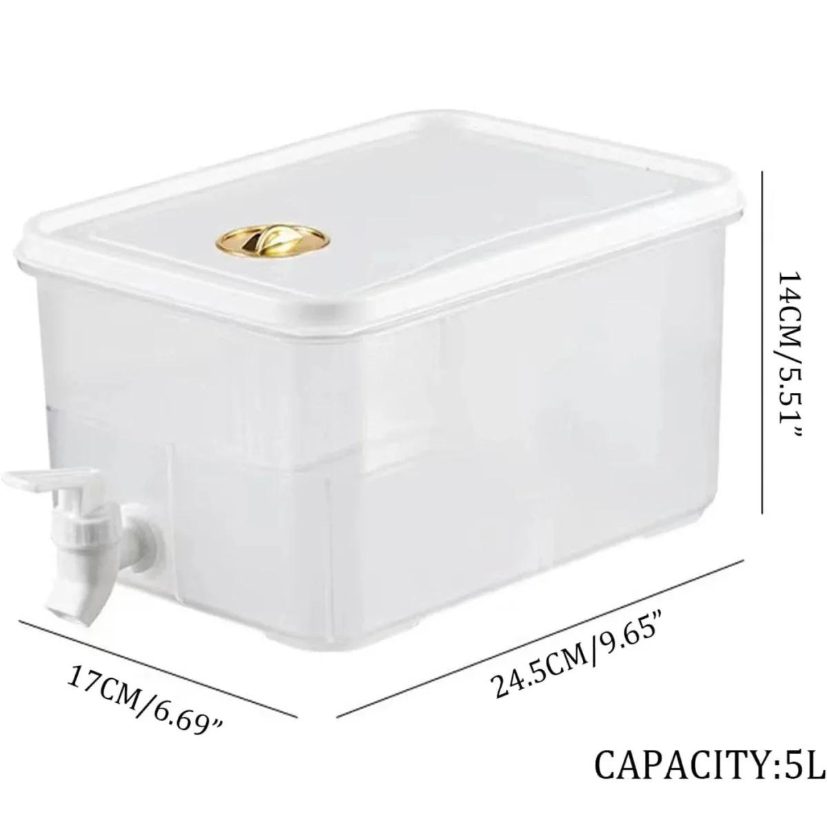 FLOWEASE – 5L Cold Water Dispenser with Leak-Proof Easy-Pour Tap - Image 6