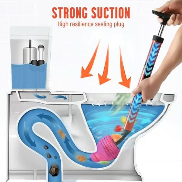 FLOWMAX – High-Pressure Toilet Plunger for Fast Clog Removal - Image 2