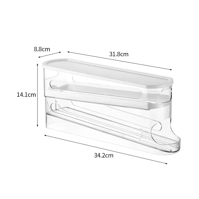 FLOWSTACK – Automatic rolling 2-layer egg organizer for refrigerators - Image 5