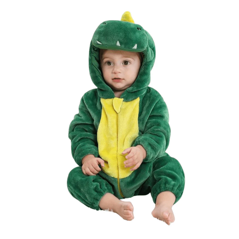 FLUFFIBEAR – Animal Baby Overall – Fluffy Comfort with Zipper Access - Image 3