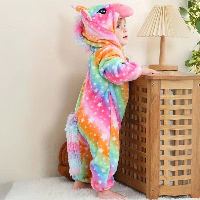FLUFFIBEAR – Animal Baby Overall – Fluffy Comfort with Zipper Access - Image 9