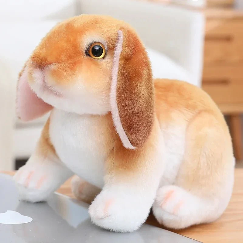 FLUFFREAL – Realistic 20 cm Plush Rabbit for Easter & Decoration - Image 5