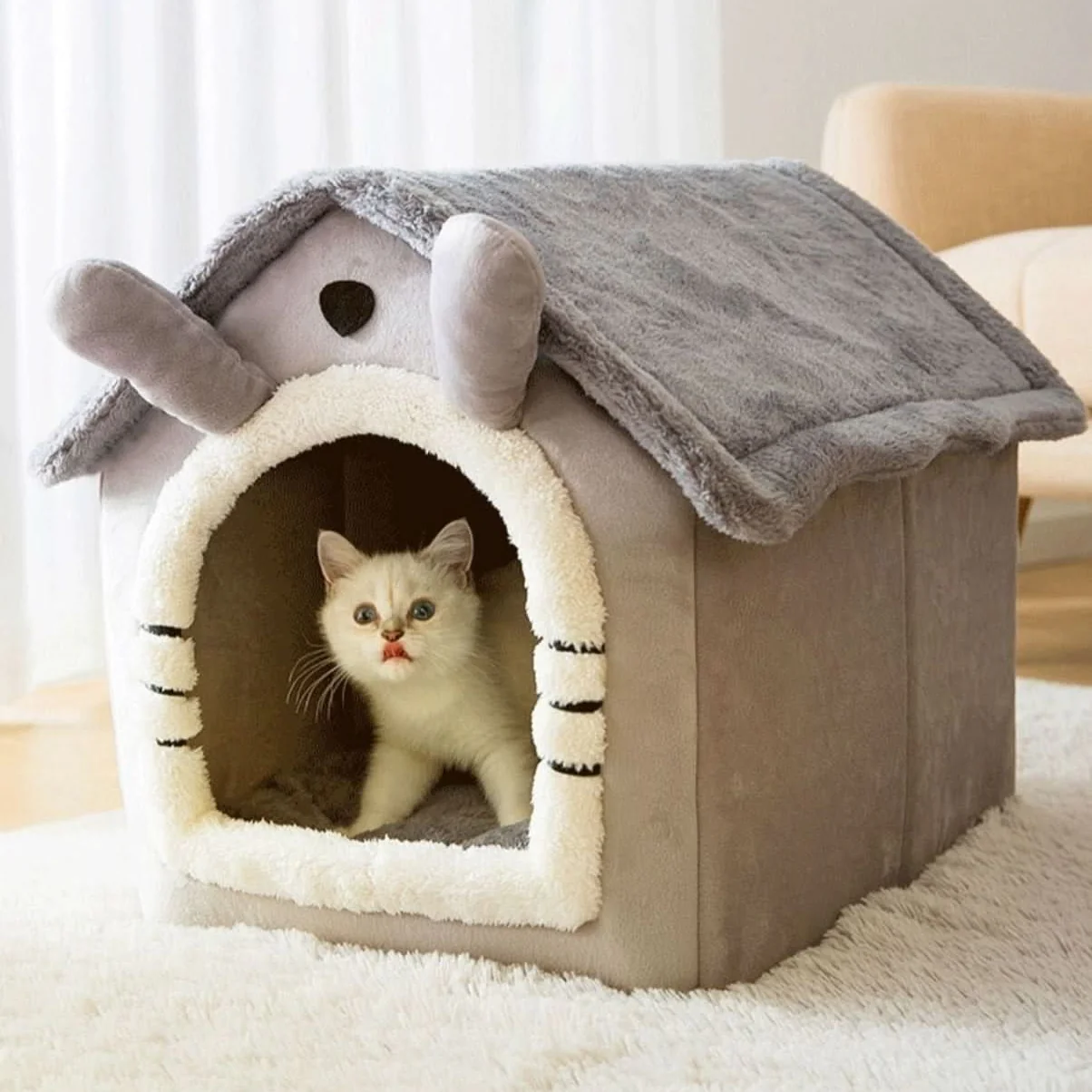 Fluffyhaven Pet House - Cosy pet house for small dogs & cats - Image 9
