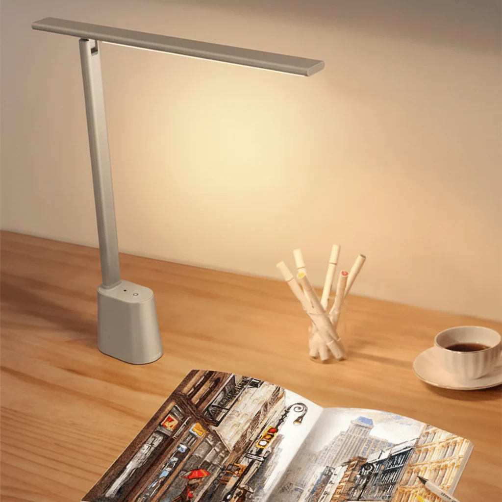 FOLDLITE – Intelligent, foldable LED desk lamp with battery & dimming function - Image 3