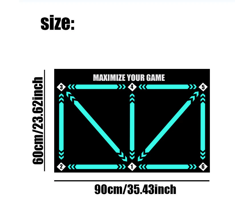 FootMaster non-slip football training mat - perfect for effective training at home - Image 11