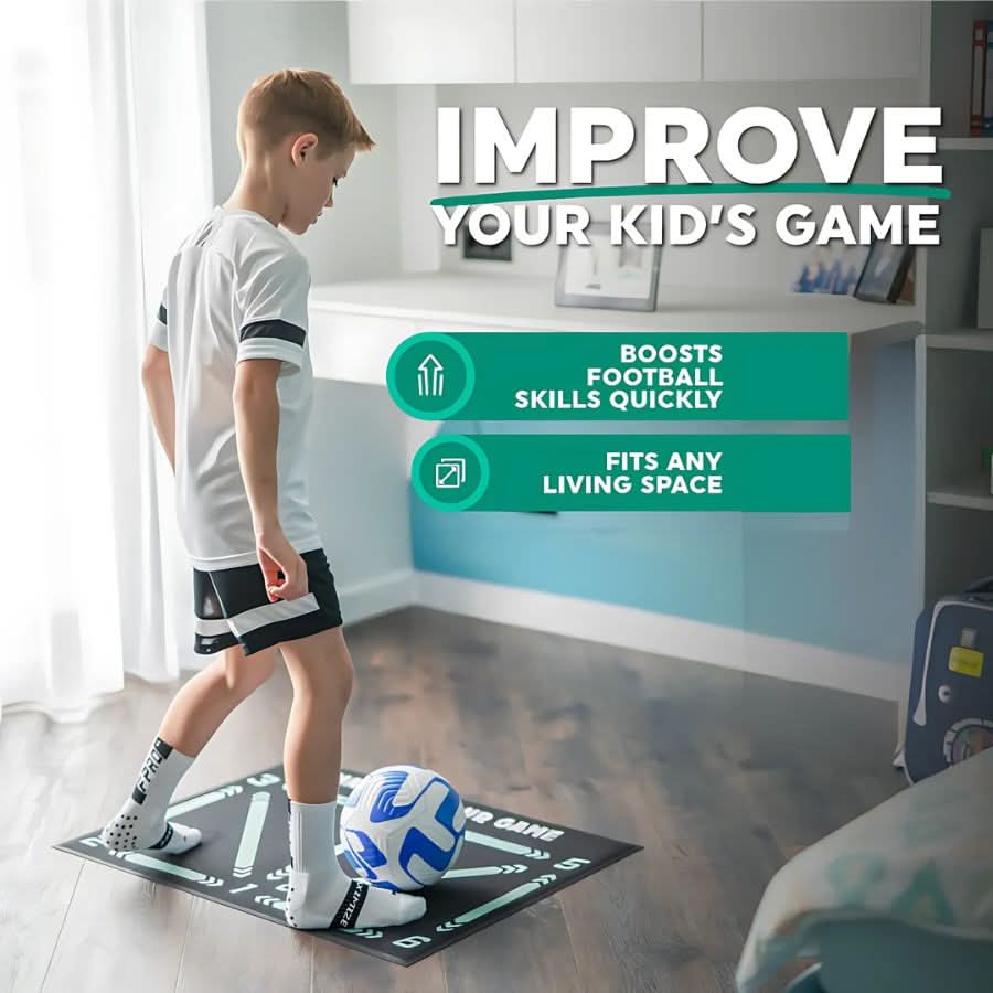 FootMaster non-slip football training mat - perfect for effective training at home - Image 4