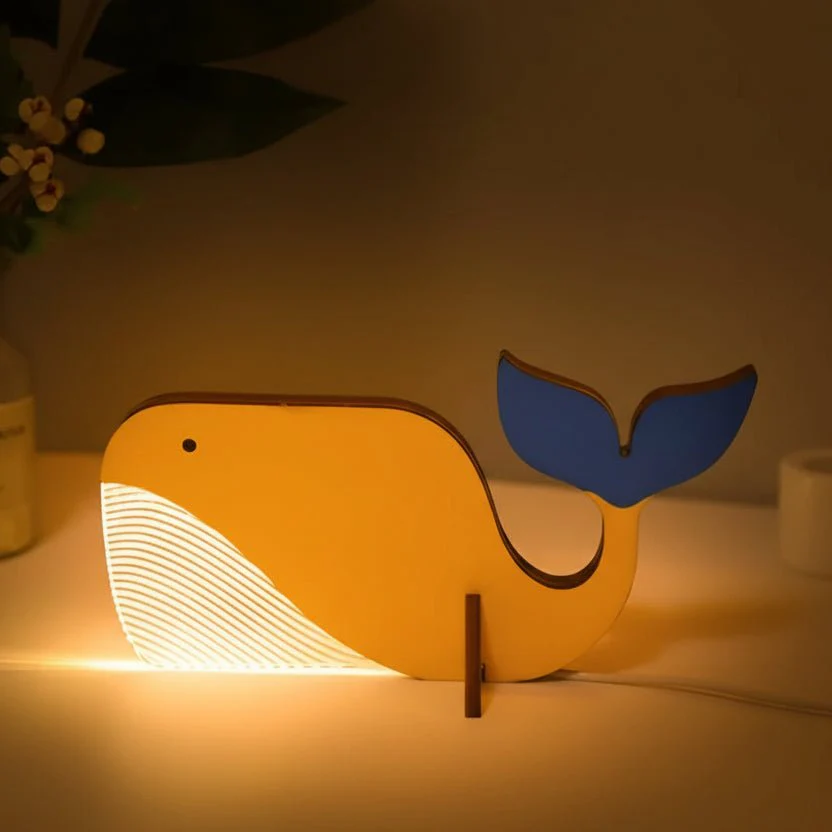 FORESTBUD – Sturdy LED Animal Lamp Made of Wood for Cozy Children's Lighting - Image 2
