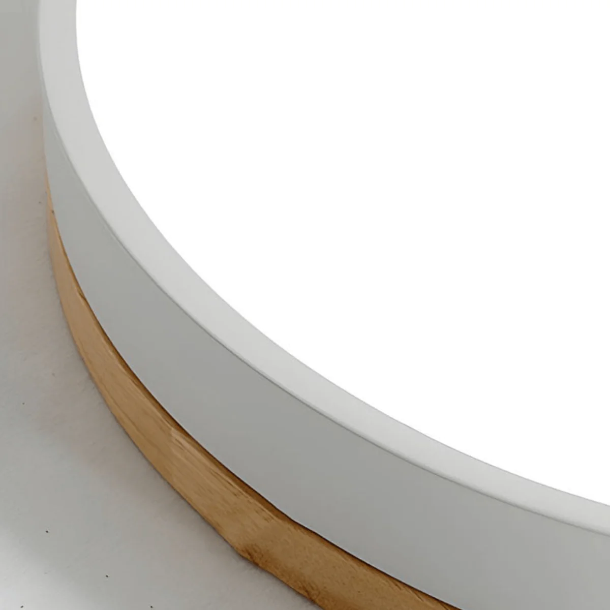 FORESTRIM – LED ceiling lamp with natural wood grain & green accent - Image 6