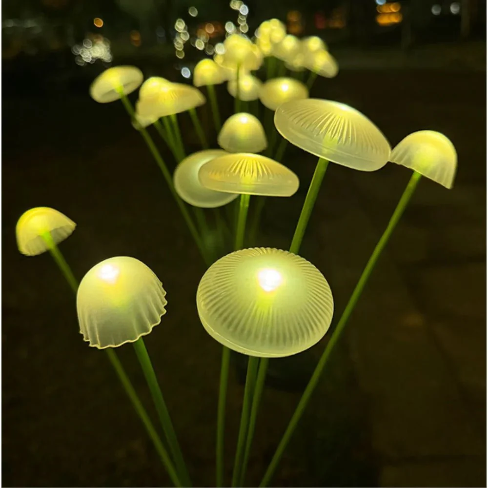 FORESTSHINE – Weather-resistant 10-LED Mushroom Lights Set for Outdoor Areas - Image 2