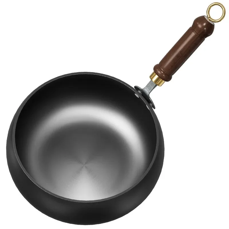 FORGIRON – Hand-forged iron pan with wooden handle and optional lid (24/28 cm) - Image 8