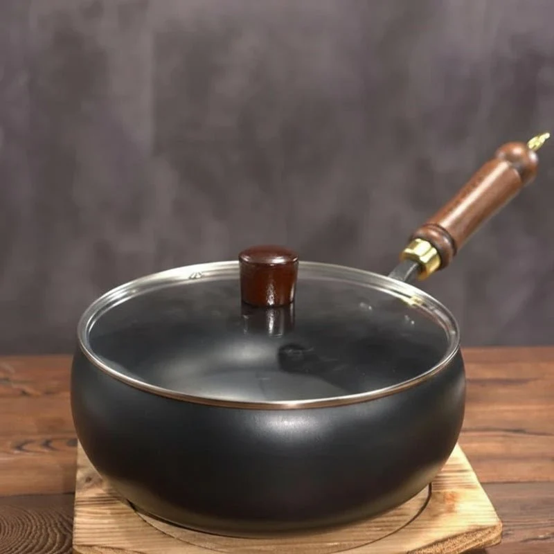 FORGIRON – Hand-forged iron pan with wooden handle and optional lid (24/28 cm) - Image 9