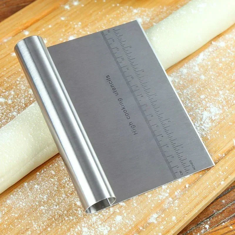 FORMEDGE – Pastry Spatula & Dough Scraper made of Stainless Steel with Measurement Scale - Image 5