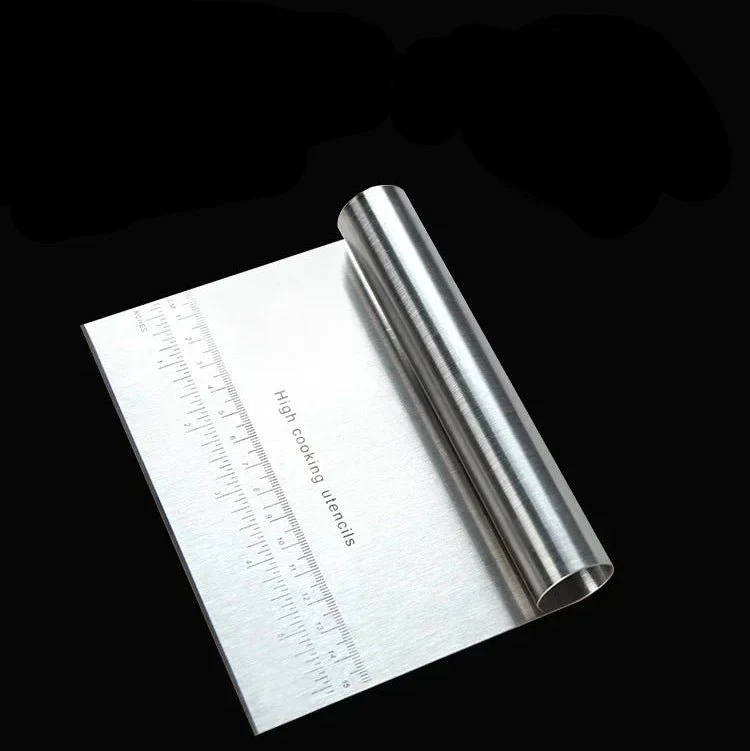 FORMEDGE – Pastry Spatula & Dough Scraper made of Stainless Steel with Measurement Scale - Image 7
