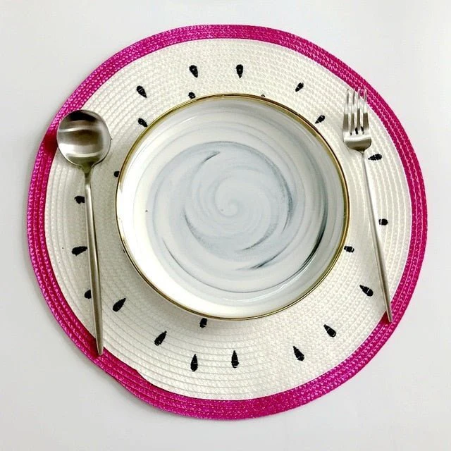 FRESHMATS – Decorative placemat set with fruit motifs - Image 6
