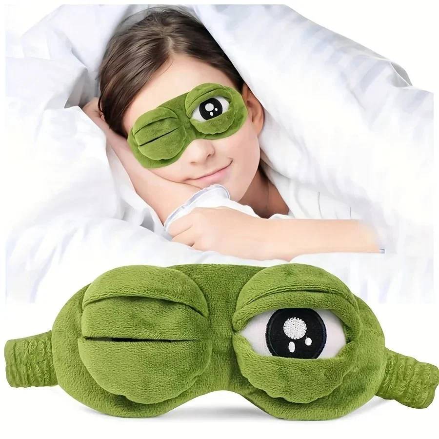 FROGSNOOZE – 3D Frog Sleep Mask for Relaxed Sleeping & Traveling - Image 2