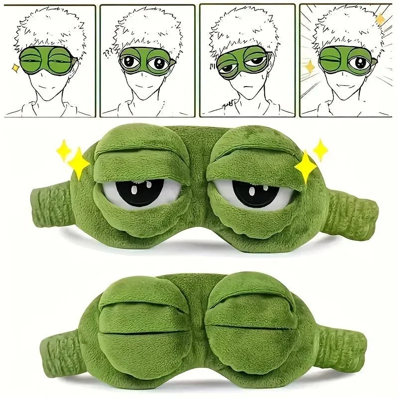 FROGSNOOZE – 3D Frog Sleep Mask for Relaxed Sleeping & Traveling - Image 3